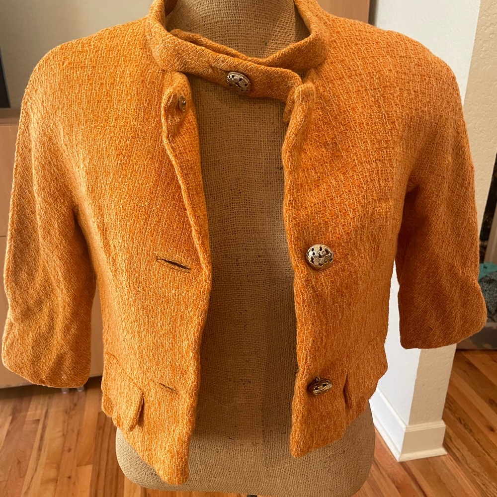 1950’s tweed orange dress jacket!